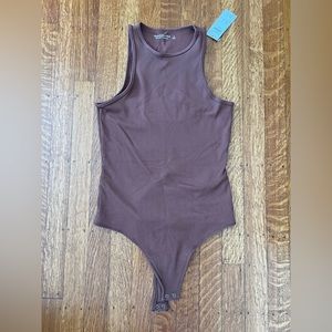 Abercrombie and Fitch Essential Ribbed Tank Bodysuit